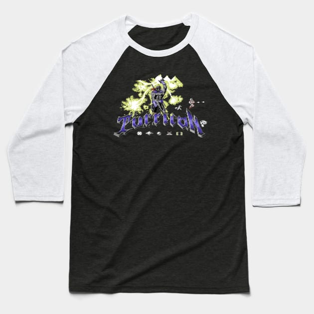 Turrican Baseball T-Shirt by ilovethec64